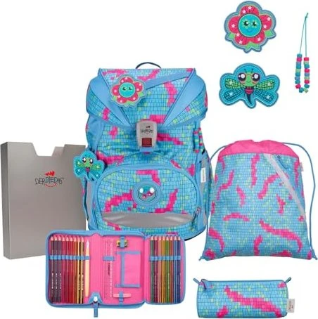 DerDieDas ErgoFlex Superlight Schultaschen-Set 5-tlg.