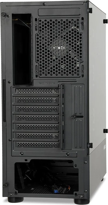 iBox Lupus 27, schwarz, Glasfenster
