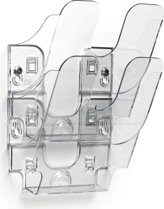 Durable Flexiplus 2 Prospekthalter, 2 Fächer, A5, transparent