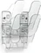 Durable Flexiplus 2 Prospekthalter, 2 Fächer, A5, transparent Vorschaubild