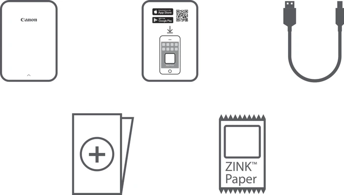 Canon Zoemini ZINK Photo Printer, rose gold