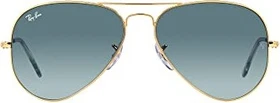 Ray-Ban RB3025 Aviator Rose Gold 62mm poliert rotgold/blau