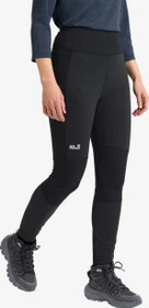 Jack Wolfskin Hike With Me Tights Hose lang schwarz (Damen)