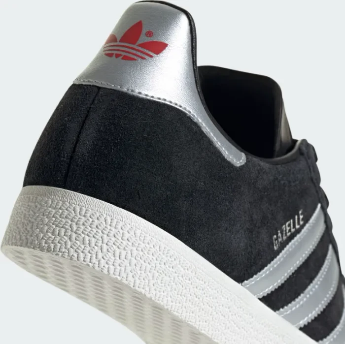 adidas Gazelle core black/silver metallic/off white (Herren)