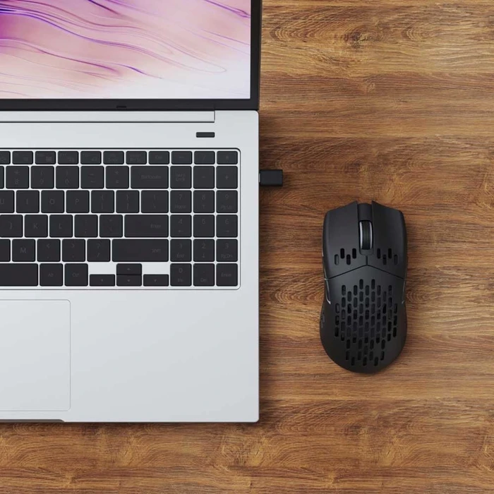Keychron M1 Wireless Gaming Mouse schwarz, USB/Bluetooth