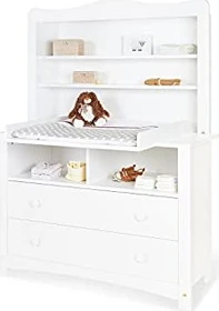 Pinolino Wickelkommode Florentina extrabreit inkl. Regalaufsatz