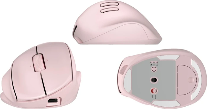 HP 720M Tilt Ergonomic Mouse rosa, USB/Bluetooth