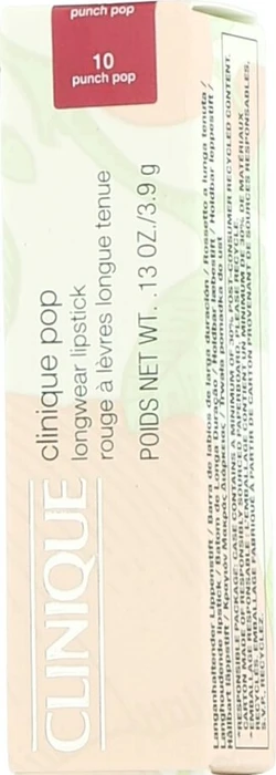 Clinique Pop Longwear Shine Lippenstift punch pop, 3.9g