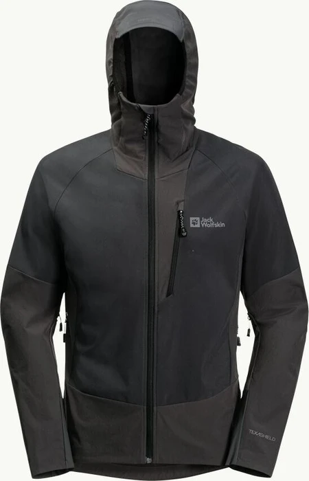 Jack Wolfskin Alpspitze Hoody Funktionsjacke phantom (Herren)