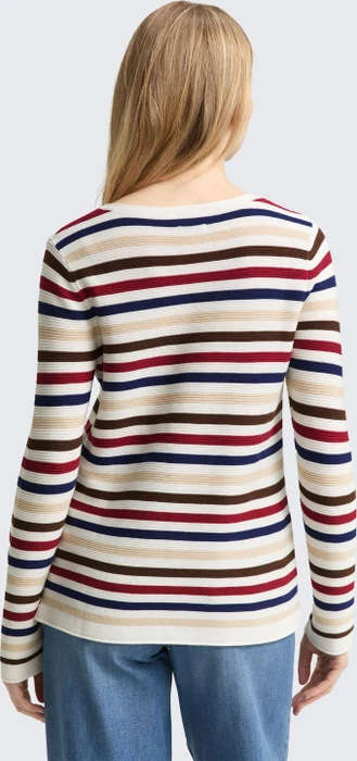 Tom Tailor Rundhalsausschnitt Strickpullover red brown ottoman (Damen)