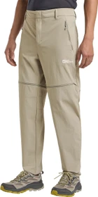 Jack Wolfskin Hikeout Zip-Off Hose lang stone (Herren)