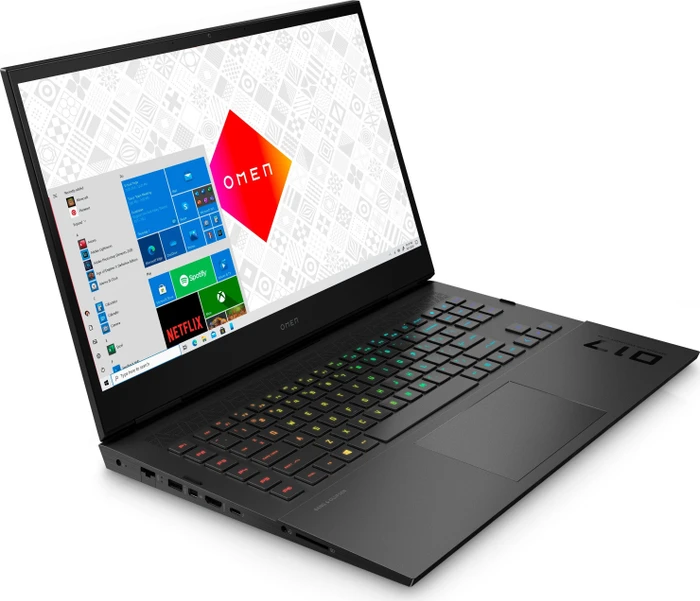 HP OMEN by HP Laptop 17-ck0802ng, Shadow Black, Core i9-11900H, 32GB RAM, 1TB SSD, GeForce RTX 3080, DE
