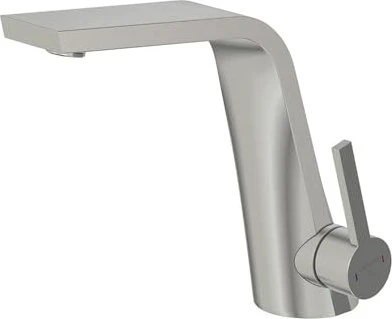 Steinberg Serie 260 Waschtisch-Einhebelmischer ohne Ablaufgarnitur brushed nickel