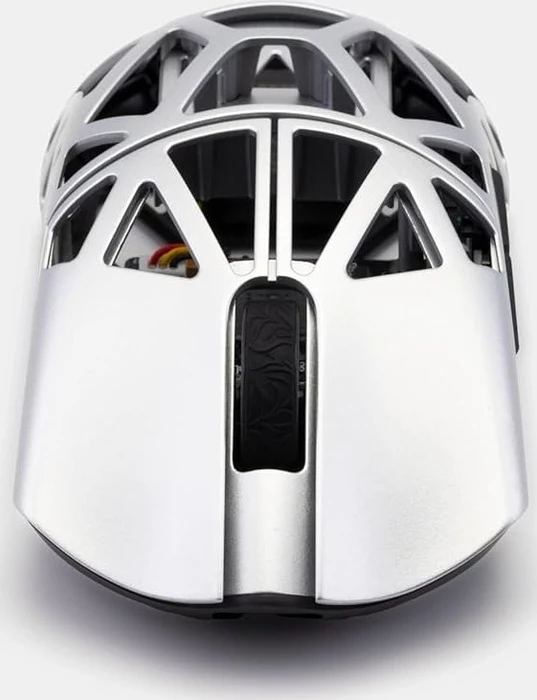 WLMouse Beast X Mini Pro Wireless 8K Magnesium Gaming Mouse, Side Slits + Omron Optical, silber, USB