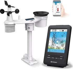 Bresser 4 Tage 4Cast WLAN 7in1 Funkwetterstation schwarz, digital