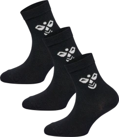 hummel Sutton Socken schwarz, 3 Paare (Junior)