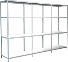 Schulte Lagertechnik PowerMAX Schwerlastregal 280x180x35cm weiß