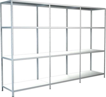 Schulte Lagertechnik PowerMAX Schwerlastregal 280x180x35cm weiß