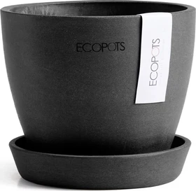 Ecopots Kunststoff-Topf Antwerp Mini 11.5cm dark grey