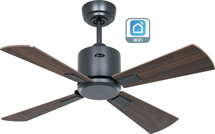 CasaFan Eco Neo III 92 BG-NB/KI WiFi Deckenventilator nuss/kirsche/basaltgrau