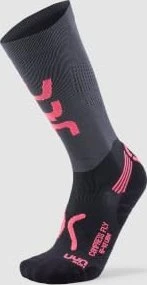 UYN Run Compression Fly Laufsocken anthrazit/coral (Herren)