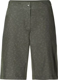 Vaude Ledro Print Shorts Fahrradhose kurz khaki (Damen)
