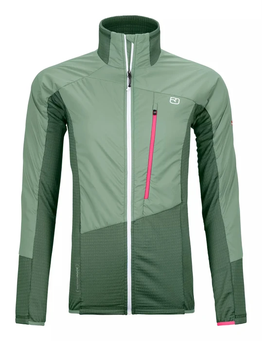 Ortovox Westalpen Swisswool Hybrid Funktionsjacke green forest (Damen)
