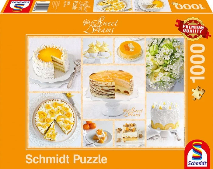 Schmidt Spiele Sweet Dreams Strahlend gelbe Kaffeetafel