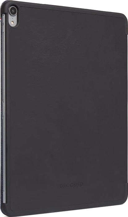 Decoded Leder Slim Cover für iPad Pro 12.9" 2018, schwarz