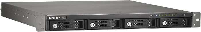 QNAP Turbo Station TS-421U 12TB, 1GB RAM, 2x RJ-45 1000Base-T, 2x USB 3.0, 1HE
