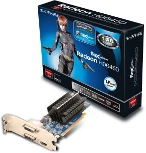 Sapphire Radeon HD 6450 FleX, 1GB DDR3, 2x DVI, HDMI, lite retail