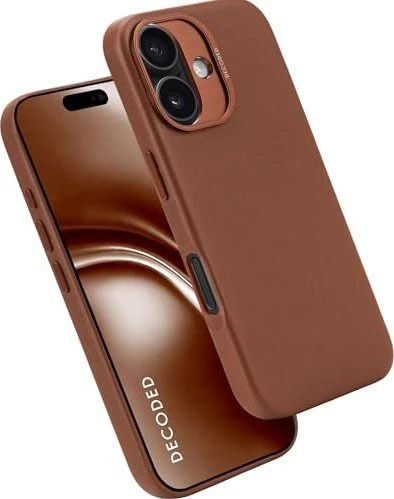 Decoded Leather Back Cover für Apple iPhone 16