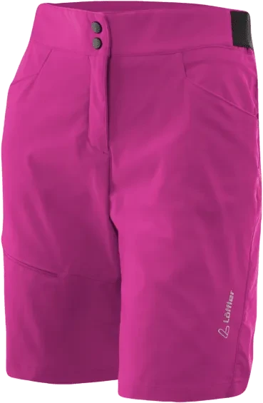 Löffler Comfort CSL Fahrradhose kurz violett (Damen)