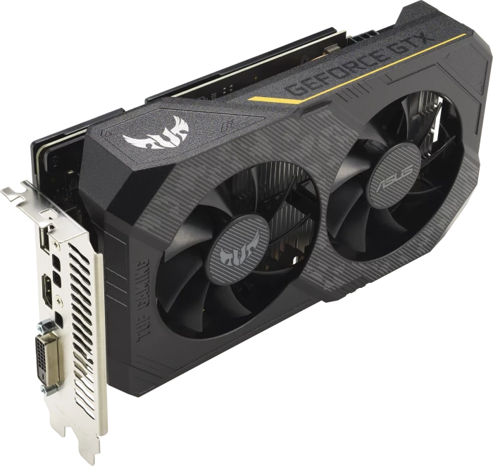 ASUS TUF Gaming GeForce GTX 1650 P V2, TUF-GTX1650-4GD6-P-V2-GAMING, 4GB GDDR6, DVI, HDMI, DP
