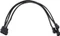 Phobya Molex auf 3-Pin Adapter, sleeved, 30cm, schwarz Vorschaubild