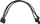 Phobya Molex auf 3-Pin Adapter, sleeved, 30cm, schwarz (87485)