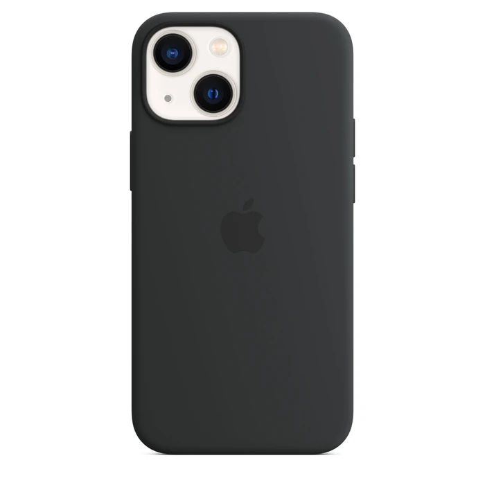 Apple Silikon Case mit MagSafe für iPhone 13 Mini Mitternacht