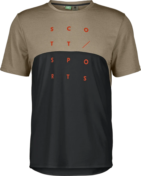 Scott Trail Flow DRI Trikot kurzarm toast beige/black (Herren)