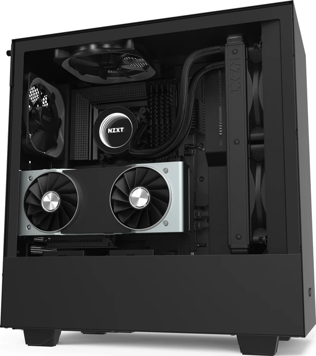NZXT H510i, schwarz, Glasfenster