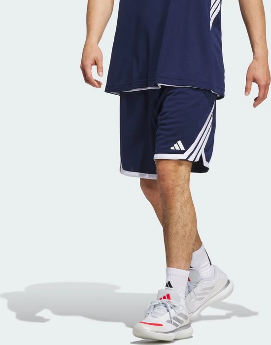 adidas 3G Speed Reversible Basketball Aeroready Trainingshose kurz team navy/white (Herren)