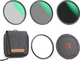 K&F Concept Nano-X Magnetfilter Set CPL + ND8 + ND64 + Adapter + Objektivdeckel 82mm