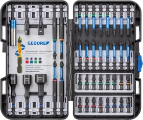 Gedore 666-042 Torsions Bitset inkl. Koffer, 42-tlg.