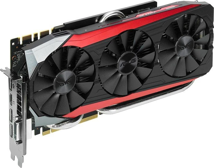 ASUS Strix GeForce GTX 980 Ti OC, STRIX-GTX980TI-DC3OC-6GD5-GAMING, 6GB GDDR5, DVI, HDMI, 3x DP