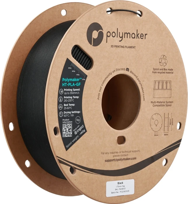 Polymaker HT-PLA-GF, blau, Spule, 1.75mm, 1.00kg