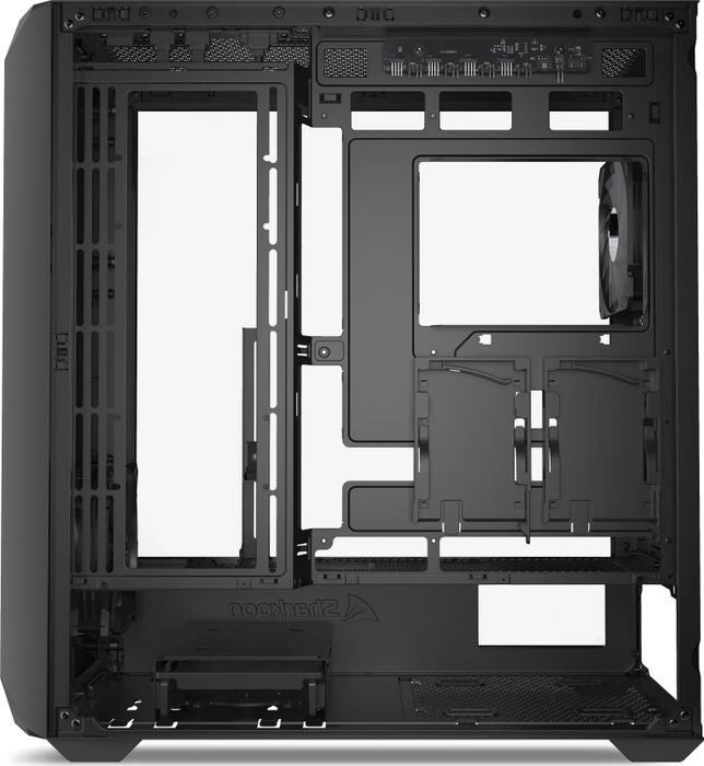 Sharkoon AK3 RGB Black, Glasfenster