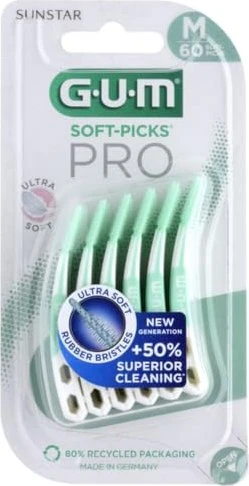 Sunstar Gum Soft-Picks Pro Interdentalbürste medium, 60 Stück