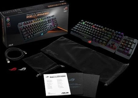 ASUS ROG Claymore, LEDs RGB, MX RGB RED, USB, DE