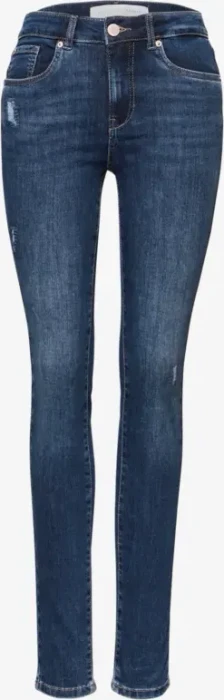 Street One Studio Destroyed Details Jeans dark blue authentic wash (Damen)