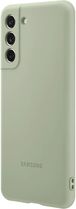 Samsung Silicone Cover für Galaxy S21 FE Olive