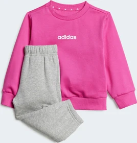 adidas Essentials Climacool Kids Trainingsanzug semi lucid fuchsia/white (Junior)